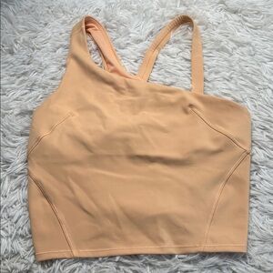Lululemon Everlux Asymmetrical Tennis Tank Top Summer Glow